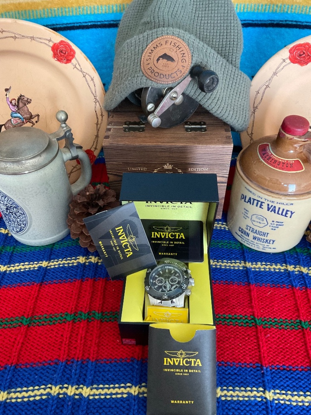 Invicta Pro Diver- Chronograph Stainless Steel Watch ( Newish with Box)